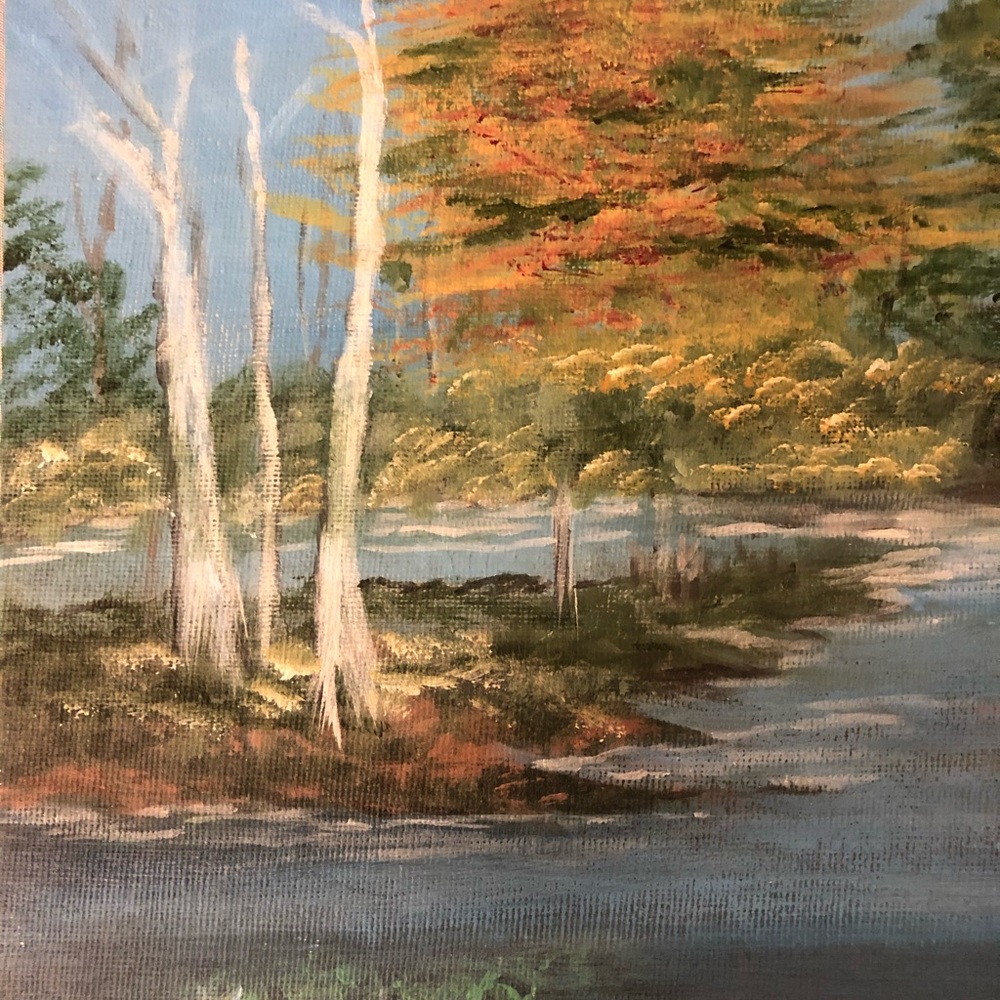 Original Signed Art Water Scene
